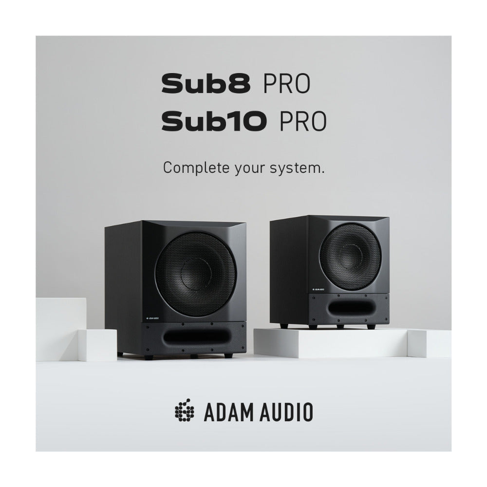 ADAM Audio Sub10 PRO 10-inch DSP-based Studio Subwoofer with AES3 Digital Audio and Ethernet Control