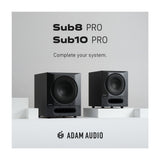 ADAM Audio Sub10 PRO 10-inch DSP-based Studio Subwoofer with AES3 Digital Audio and Ethernet Control