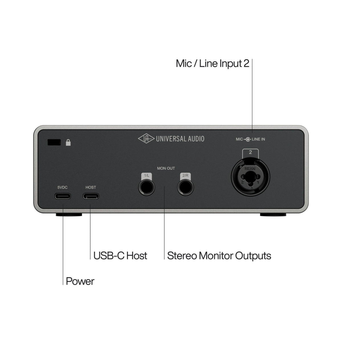 Universal Audio Volt 1 Gen 2 2-In / 2-Out USB Audio Interface with 32-Bit / 192 kHz Audio Conversion