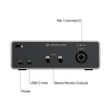 Universal Audio Volt 1 Gen 2 2-In / 2-Out USB Audio Interface with 32-Bit / 192 kHz Audio Conversion