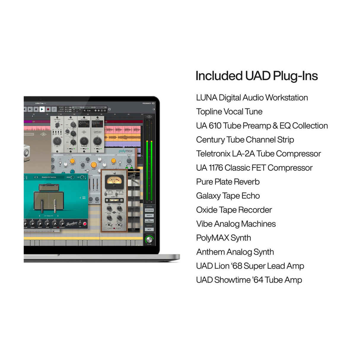 Universal Audio Volt 2 Gen 2 2-In / 4-Out USB Audio Interface with 32-Bit Audio and Smart Display