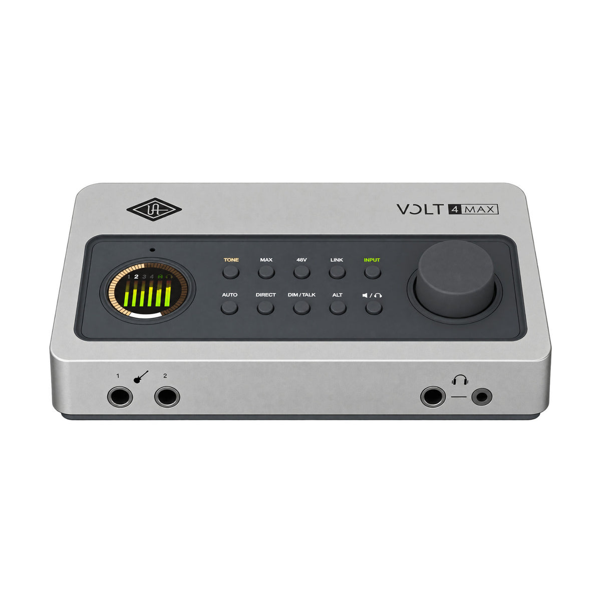 Universal Audio Volt 4 Max 12-In / 6-Out USB Audio Interface with 32-Bit Audio and 60db Mic Preamps