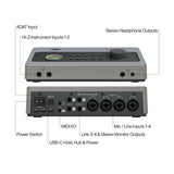 Universal Audio Volt 4P Max 12-In / 6-Out USB Audio Interface with 4 x 60dB Tone Shaping Preamps