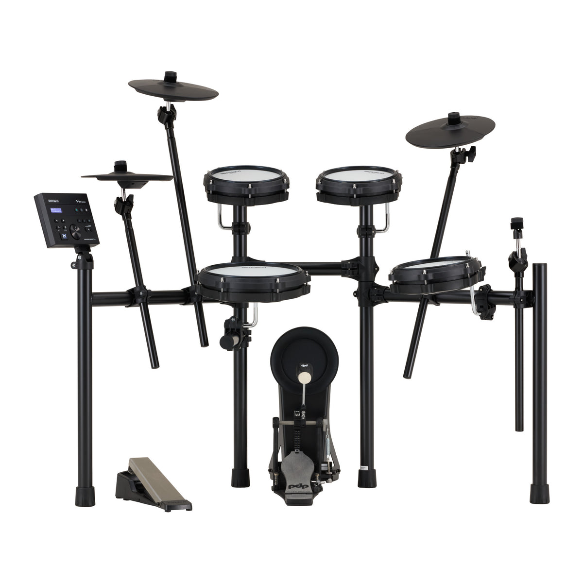 Roland TD-07DMK2 V-Drums 5-Piece Electronic Drum Kit with Compact Pads and TD-07 Sound Module