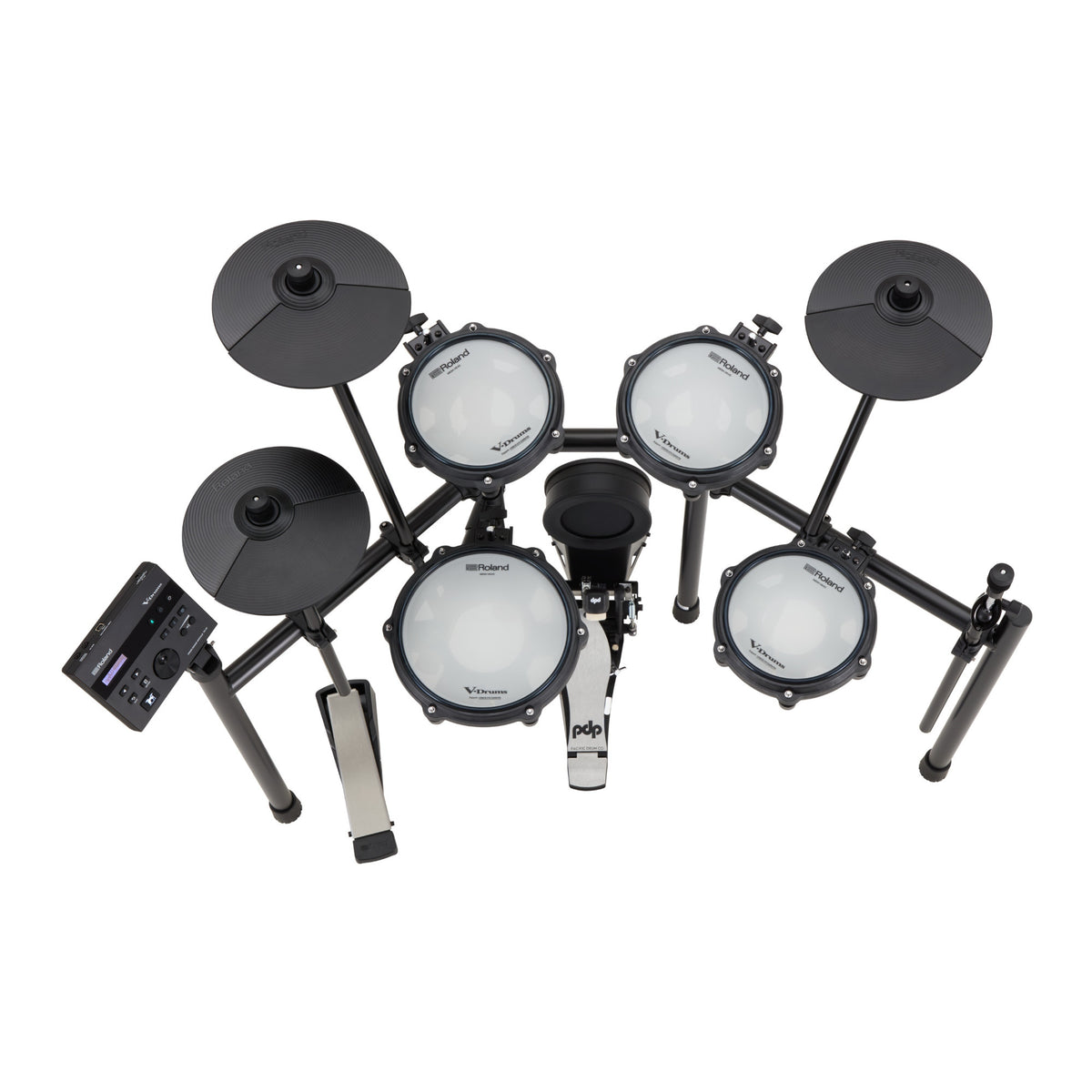 Roland TD-07DMK2 V-Drums 5-Piece Electronic Drum Kit with Compact Pads and TD-07 Sound Module