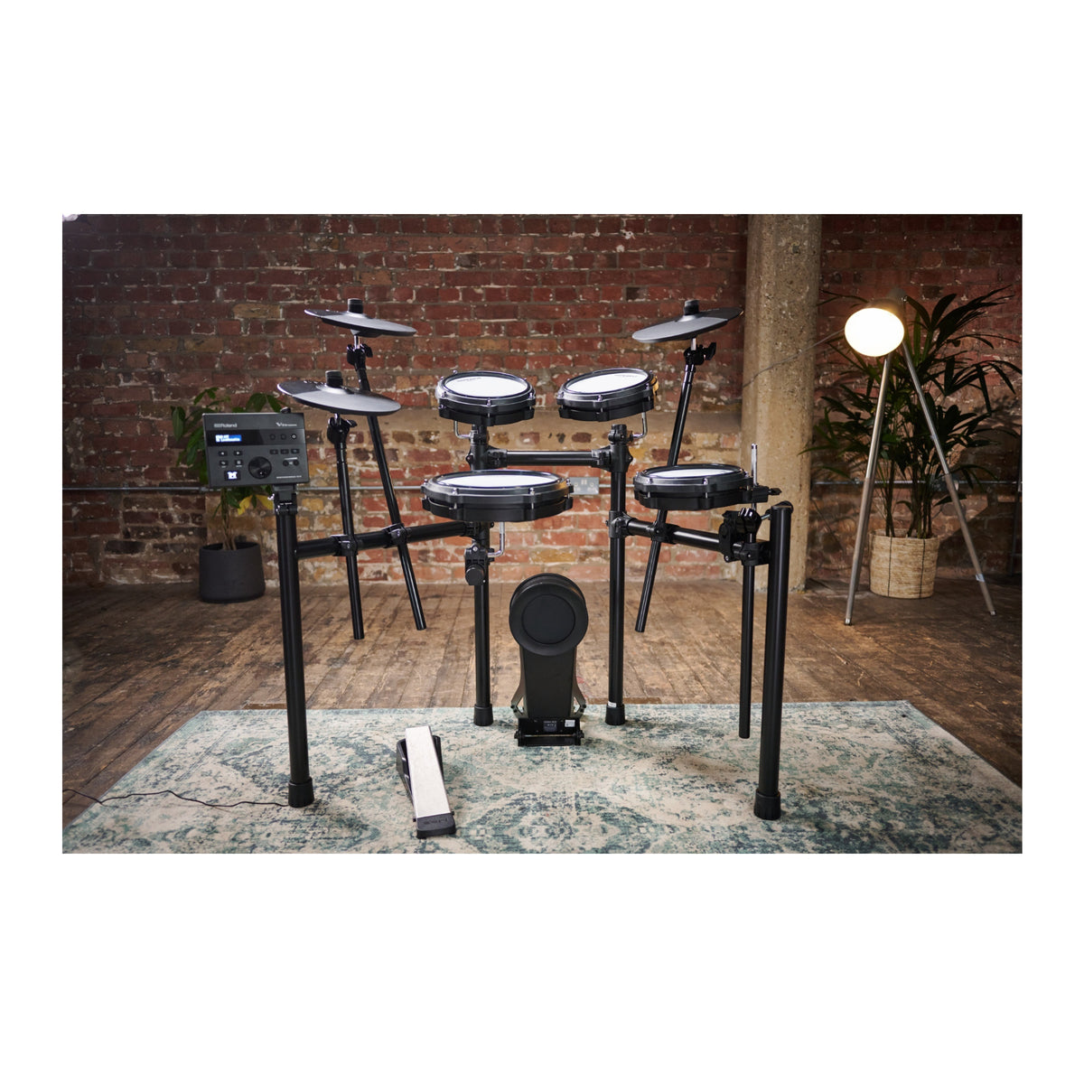 Roland TD-07DMK2 V-Drums 5-Piece Electronic Drum Kit with Compact Pads and TD-07 Sound Module