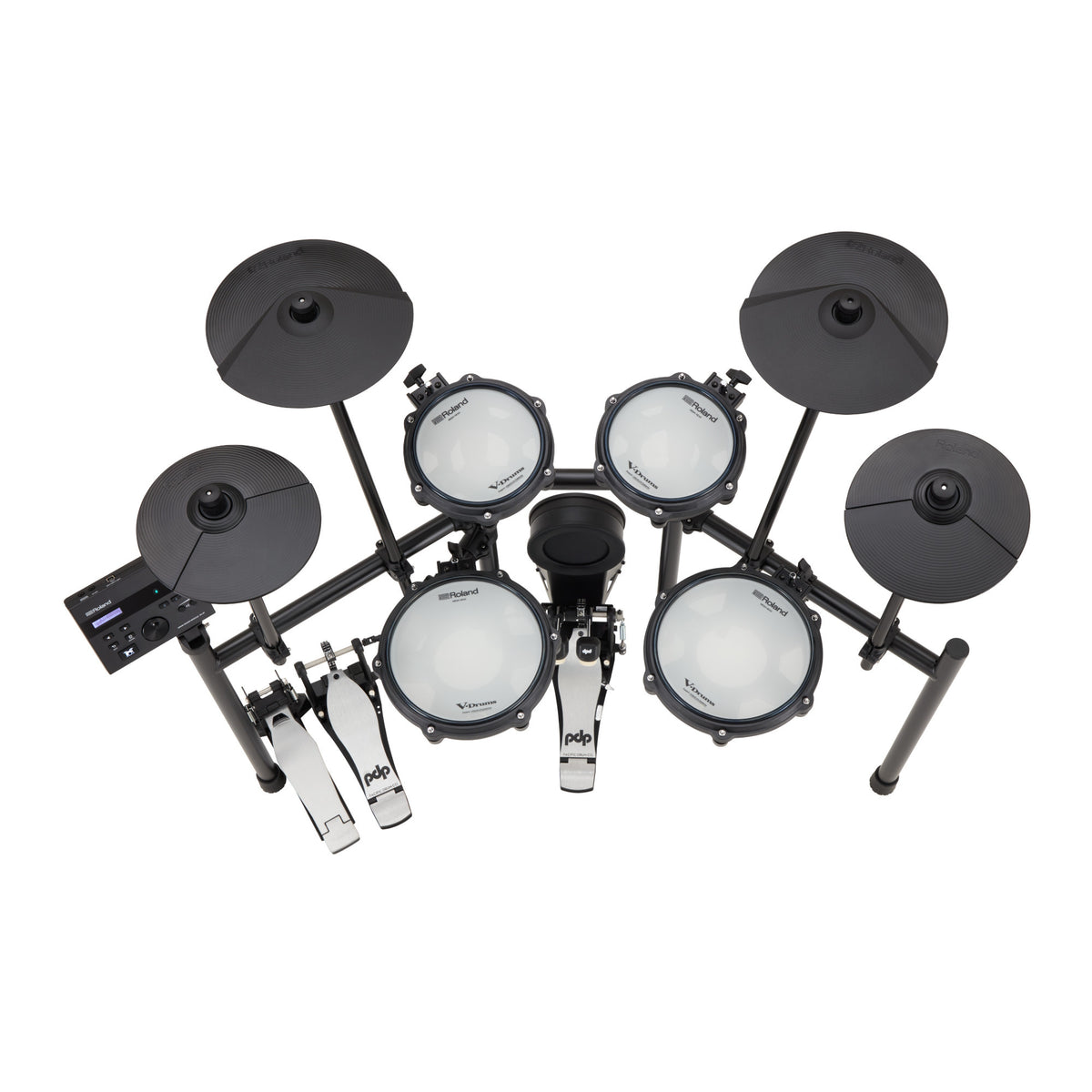 Roland TD-07KV2 V-Drums 5-Piece Electronic Drum Kit with Large Pads and TD-07 Sound Module