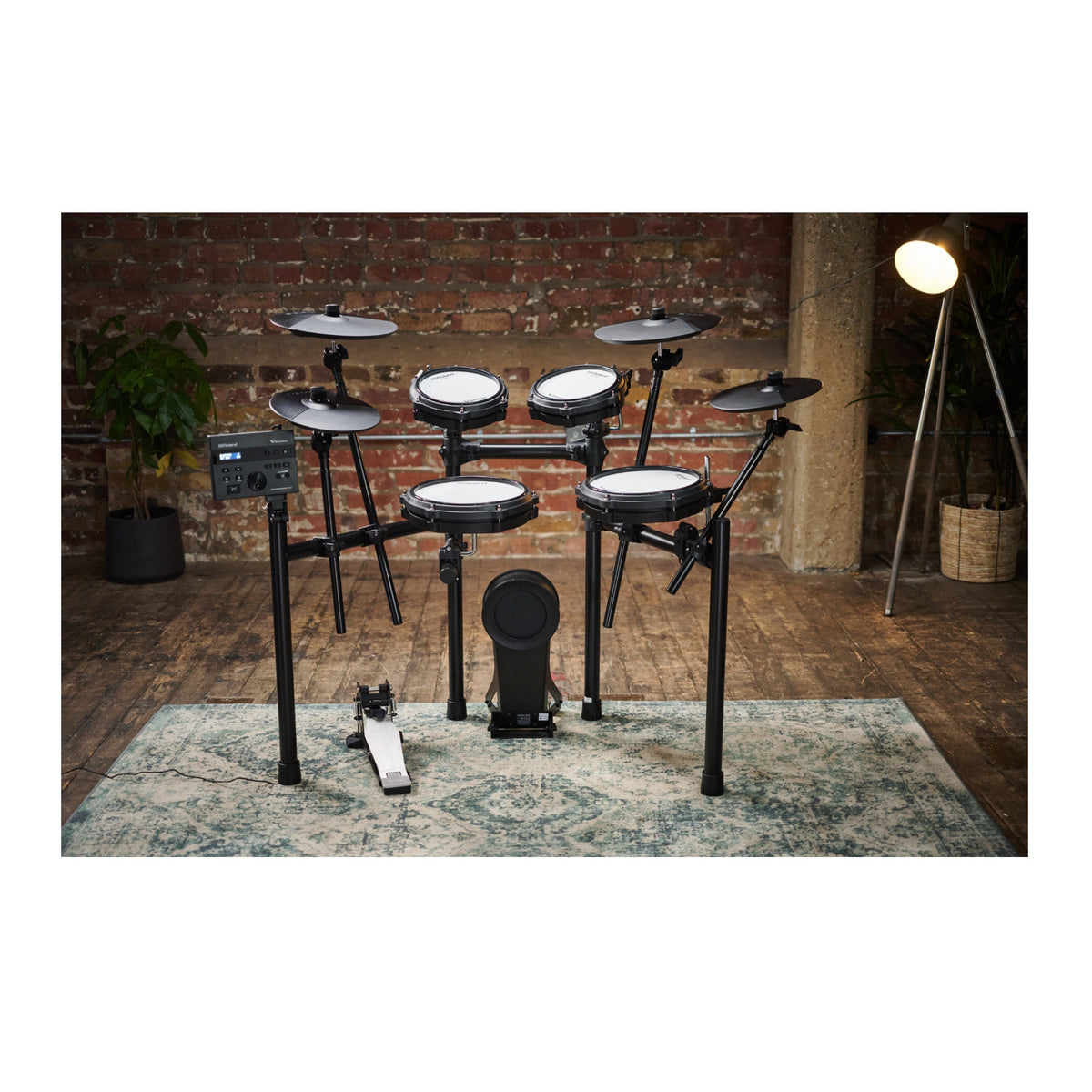 Roland TD-07KV2 V-Drums 5-Piece Electronic Drum Kit with Large Pads and TD-07 Sound Module