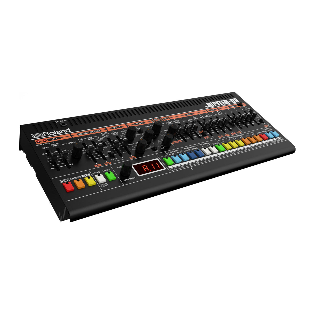 Roland Jupiter-08 Compact Boutique Synthesizer with K-25m Keyboard Dock and Built-in Speakers