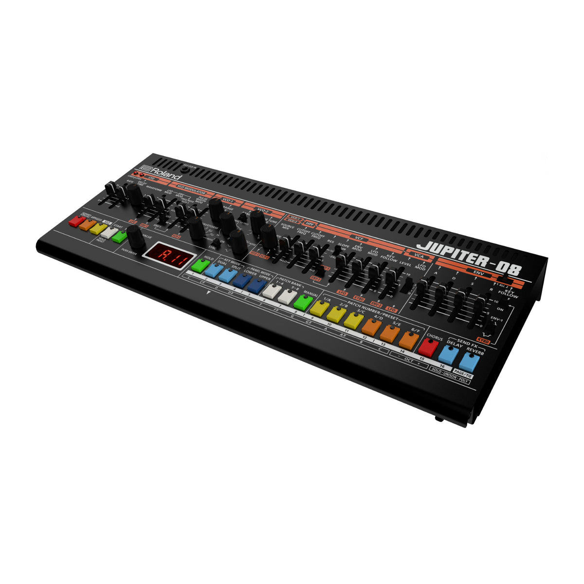 Roland Jupiter-08 Compact Boutique Synthesizer with K-25m Keyboard Dock and Built-in Speakers