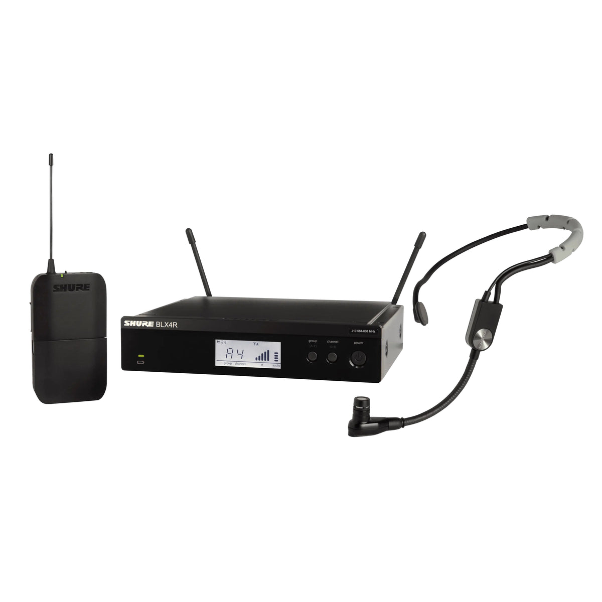 Shure BLX14R/SM35 Wireless Rack-Mount Headset System with SM35 Headset Microphone (H9 Band)