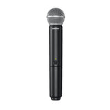 Shure BLX24R/SM58-H9 Wireless Vocal Rack Mount System with SM58 Handheld Microphone (H9 Band)
