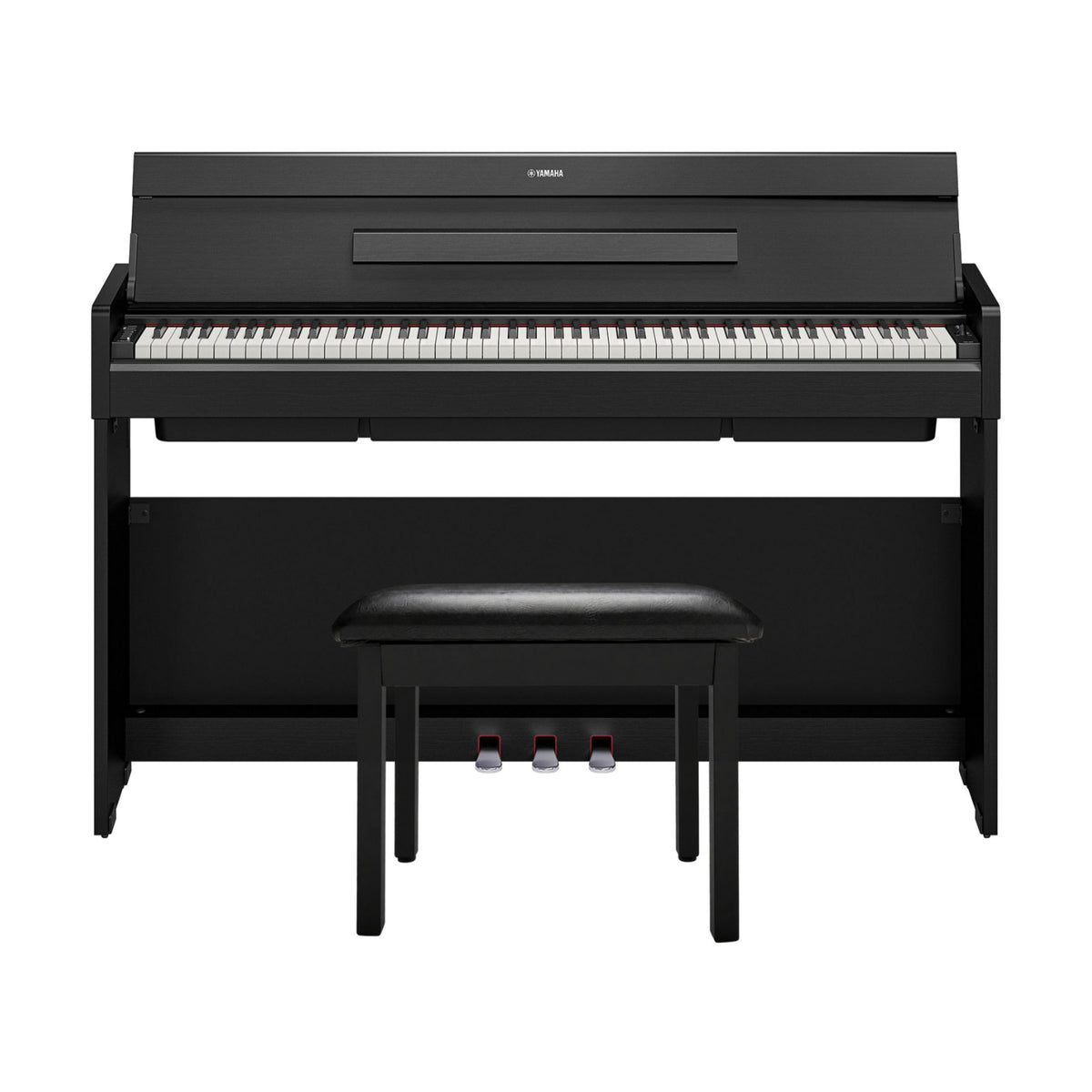 Yamaha Arius YDP-S36B 88-Key GHS Home Digital Piano Bundle with Flip-Top Piano Bench (Black)
