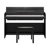 Yamaha Arius YDP-S36B 88-Key GHS Home Digital Piano Bundle with Flip-Top Piano Bench (Black)