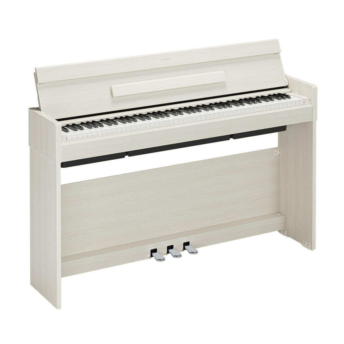 Yamaha Arius YDP-S36WB 88-Key GHS Home Digital Piano Bundle with Flip-Top Piano Bench (White Birch)