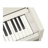 Yamaha Arius YDP-S36WB 88-Key GHS Home Digital Piano Bundle with Flip-Top Piano Bench (White Birch)