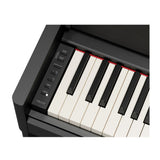 Yamaha Arius YDP-S56B 88-Key GHS Home Digital Piano Bundle with Flip-Top Piano Bench (Black)