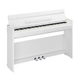 Yamaha Arius YDP-S56WH 88-Key GHS Home Digital Piano Bundle with White Keyboard Bench (White)