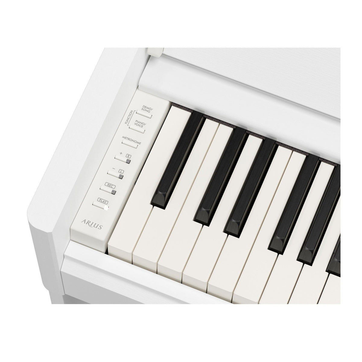 Yamaha Arius YDP-S56WH 88-Key GHS Home Digital Piano Bundle with White Keyboard Bench (White)