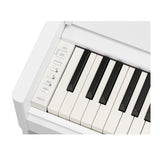 Yamaha Arius YDP-S56WH 88-Key GHS Home Digital Piano Bundle with White Keyboard Bench (White)