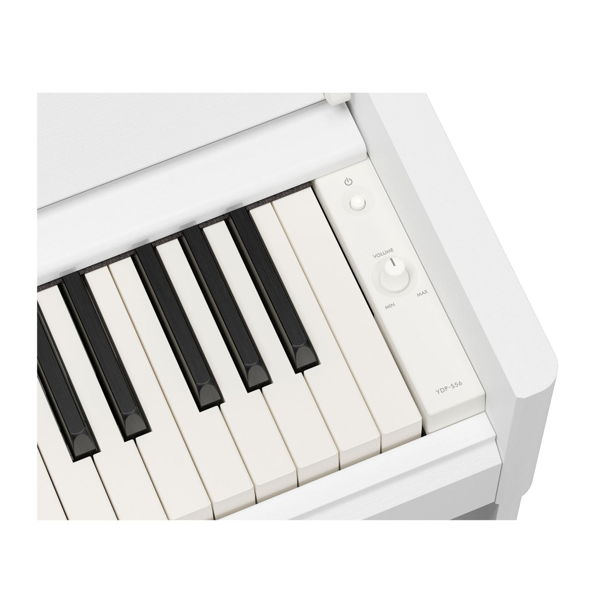 Yamaha Arius YDP-S56WH 88-Key GHS Home Digital Piano Bundle with White Keyboard Bench (White)