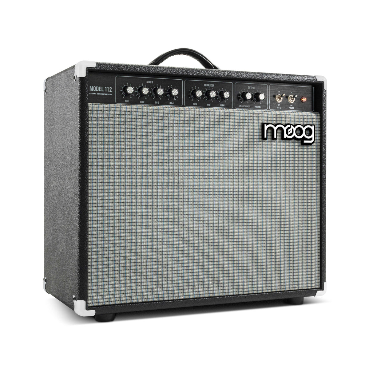 Moog Model 112 1x12-inch 4-Channel Flat-response Instrument Amplifier with 440W RMS System Power