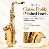 Silber & Co. Bb Tenor Saxophone with Lacquer Finish and Carrying Case