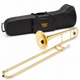 Silber & Co. Bb Tenor Trombone with Lacquered Brass Body and Case