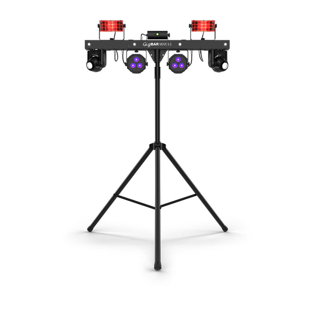 CHAUVET DJ GigBAR Move Lighting System with ILS – 5-in-1 with moving heads UV Laser Wireless Control