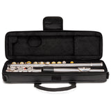 Silber & Co. C Flute (Silver) with 16 Closed Keys and Carrying Case - 5