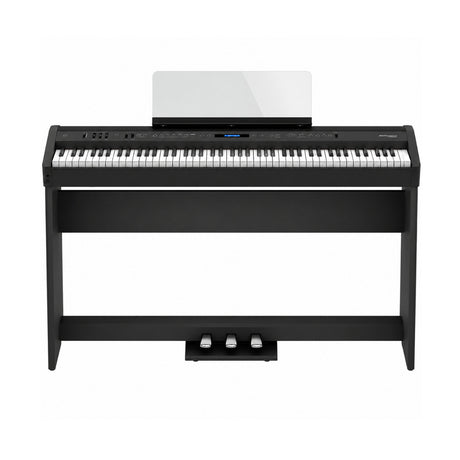 Roland FP-60X 88-Key Digital Piano Bundle with Stand, Pedal and Bench (Black) - 2