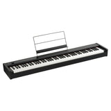Korg D1 88-Key Digital Piano with Adjustable Stand, Bench, Cables Bundle - 2
