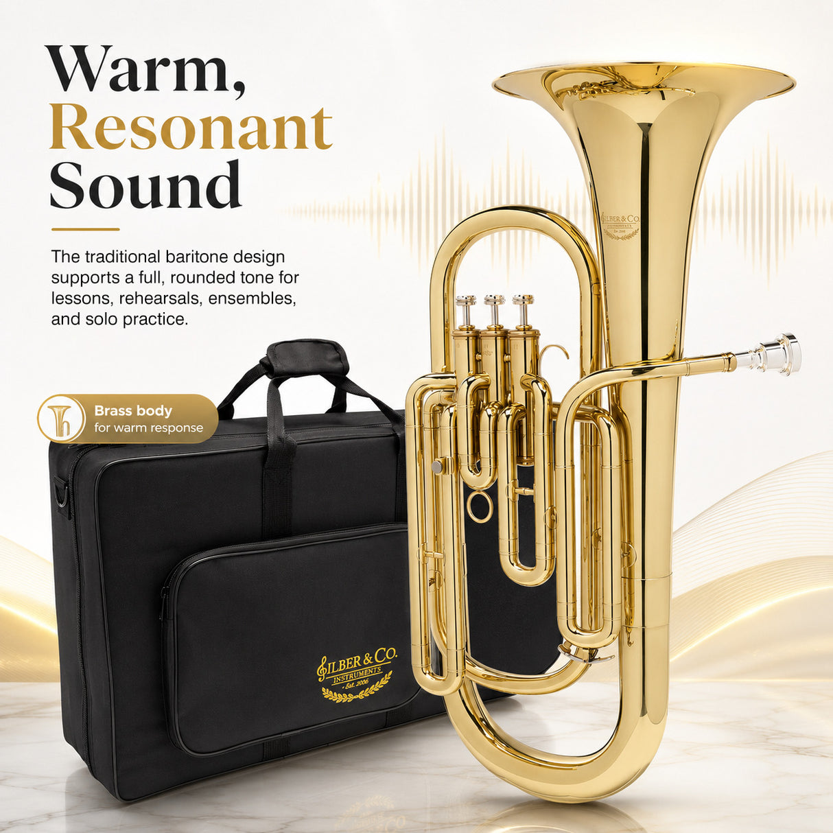 Silber & Co. Bb Baritone Horn Lacquer - Info1