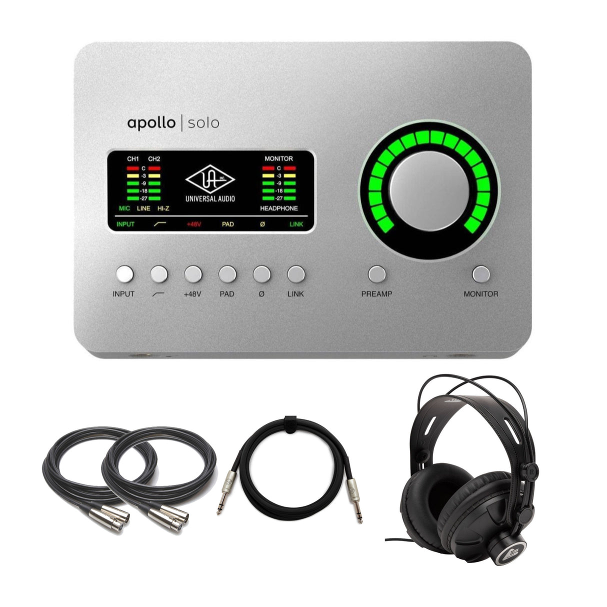 Universal Audio Apollo Solo Recording Interface Heritage Edition Bundle
