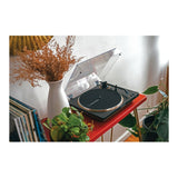 Audio-Technica AT-LP70X-BG Belt-Drive Turntable (Black/Bronze) with Amplifier System and Speakers - 9