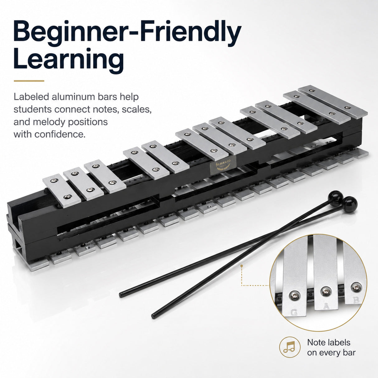 Silber & Co. 30 Note Glockenspiel - Info1