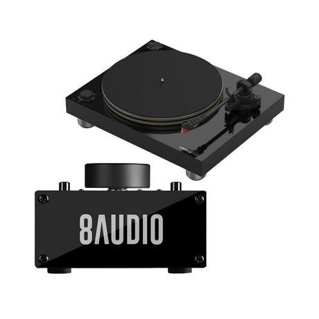 Reloop Turn 7 Premium HiFi Belt Drive USB Turntable with Amplifier System - 1