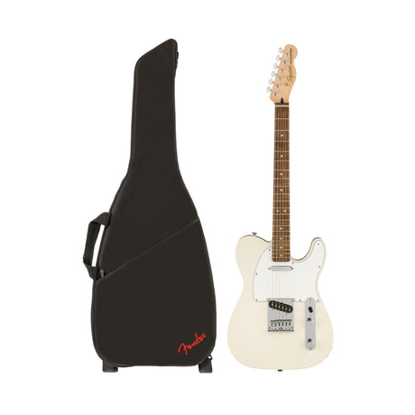 Squier Affinity Series Telecaster Electric Guitar (Olympic White) with Gig Bag - 1