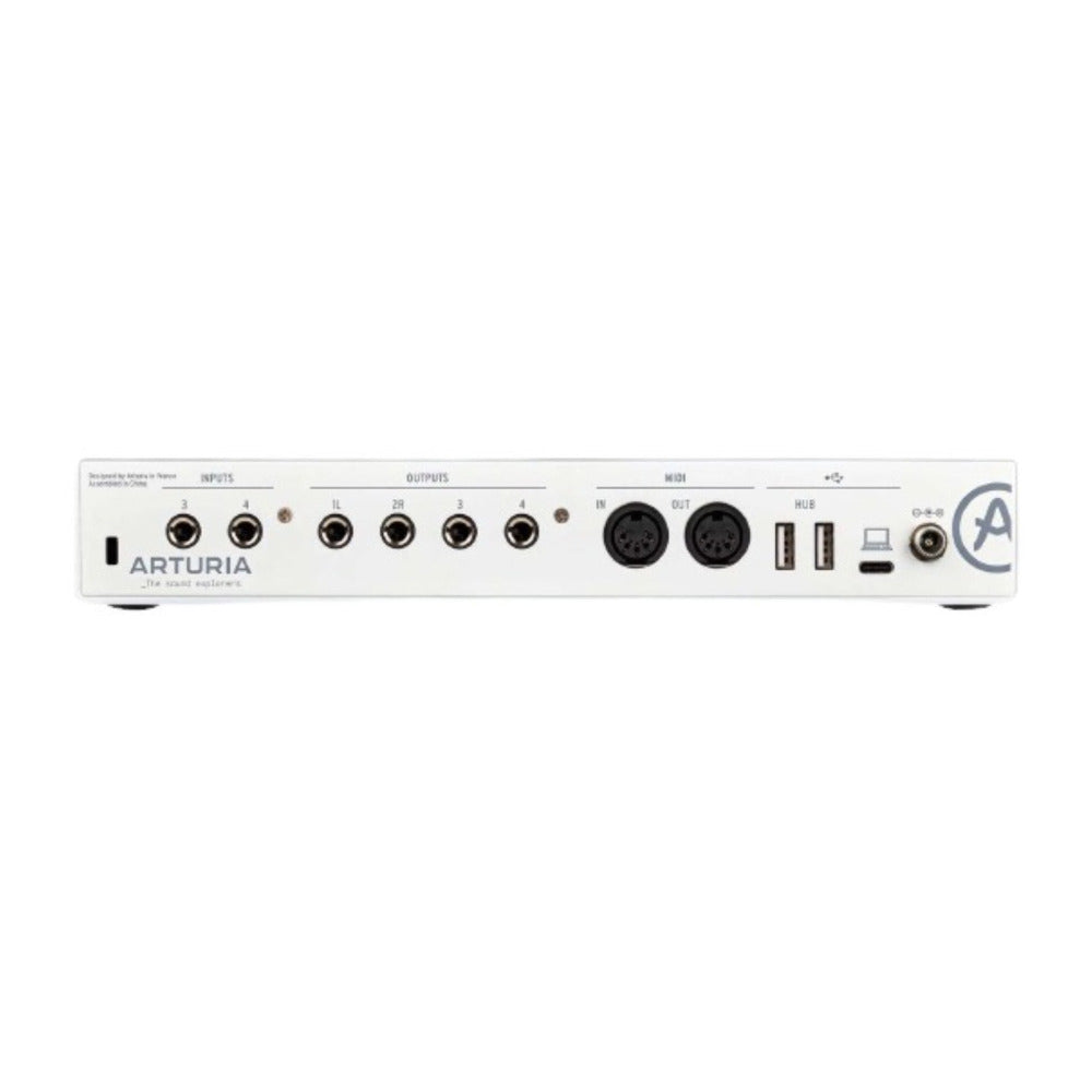 Arturia MiniFuse 4 Portable Audio/MIDI Interface USB Type-C Connectivity (White)