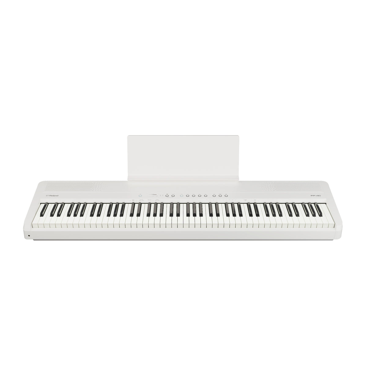 Roland FP-40 88-Key Digital Piano (White) Bundle with Stand and Pedal Unit - 3