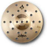 Zildjian A20808 10 Inch A Custom Bright Laser Cut EFX Crash Cymbal