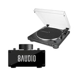 Audio-Technica AT-LP60X Belt-Drive Stereo Turntable with Amplifier System Bundle - 1
