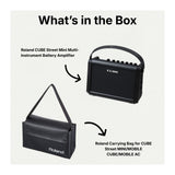 Roland CUBE Street Mini Multi-Instrument Battery Amplifier with Carrying Bag