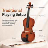 Silber & Co. 1/2 Size Student Violin Bundle InfoG 2