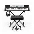 Yamaha YPT-280 61-Key Portable Keyboard with Stand, Bench, Headphones and Pedal Bundle - 1