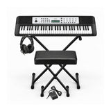 Yamaha YPT-280 61-Key Portable Keyboard with Stand, Bench, Headphones and Pedal Bundle - 1