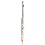 Silber & Co. C Flute (Silver) with 16 Closed Keys and Carrying Case - 1