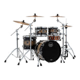 Mapex Saturn VI Fusion 4-Piece Drum Shell Pack (Black Ink Burst)