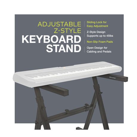 Knox Gear Z-Style Adjustable Keyboard Stand