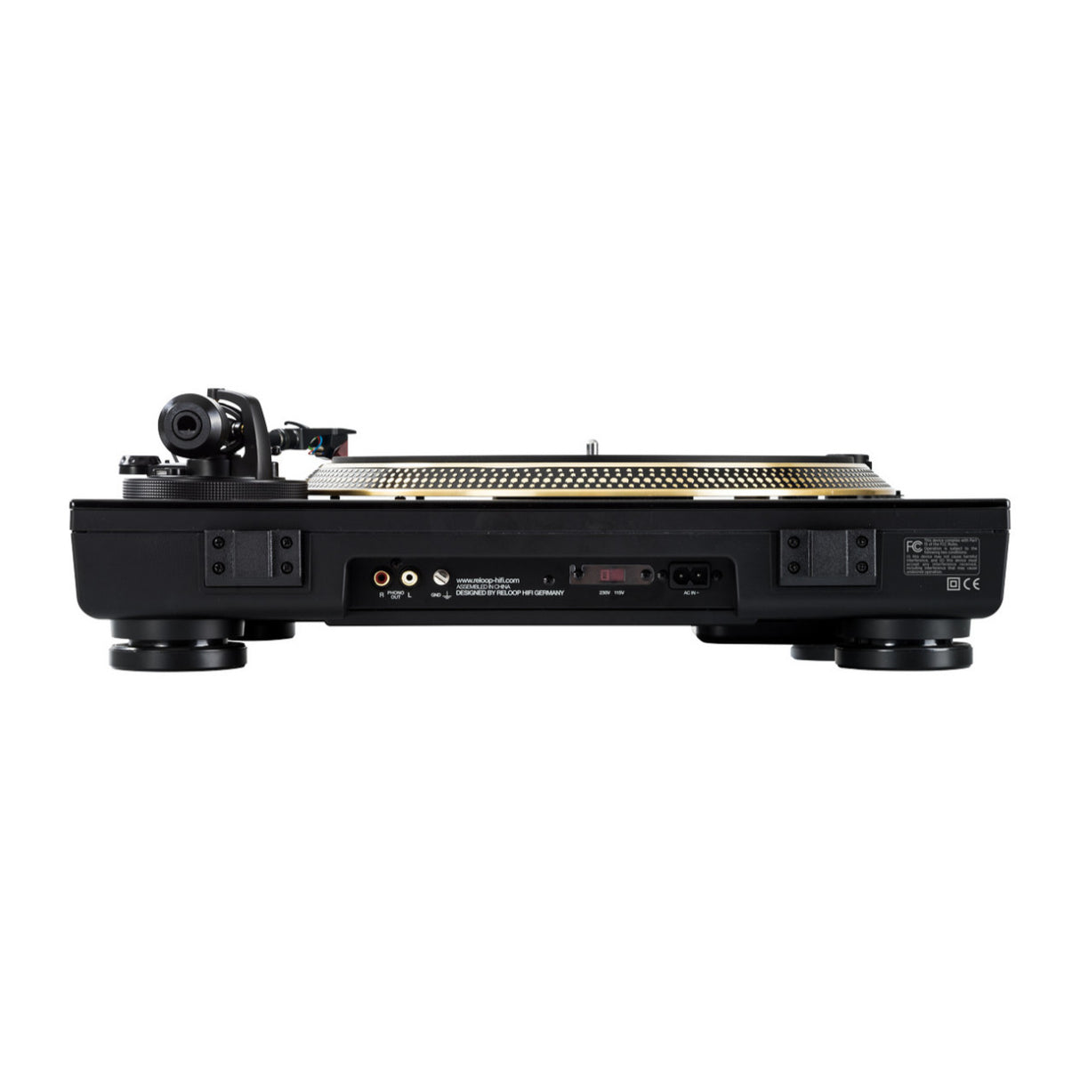 Reloop Turn 5 Direct Drive HiFi Turntable with Desktop Amplifier System - 5